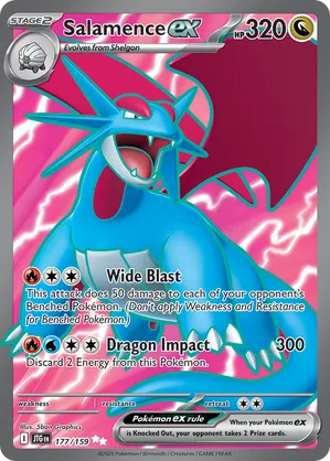 177/159 Salamence ex - Journey Together by Poké Zen DXB on MYNTED