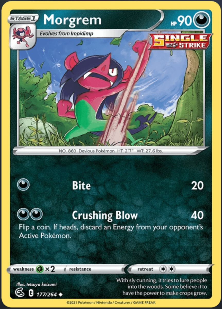 177/264 Morgrem - Fusion Strike by Poké Zen DXB on MYNTED