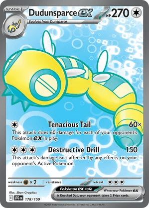178/159 Dudunsparce ex - Journey Together by Poké Zen DXB on MYNTED