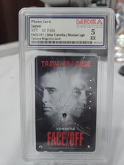 Face OFF Phone Card from Japan