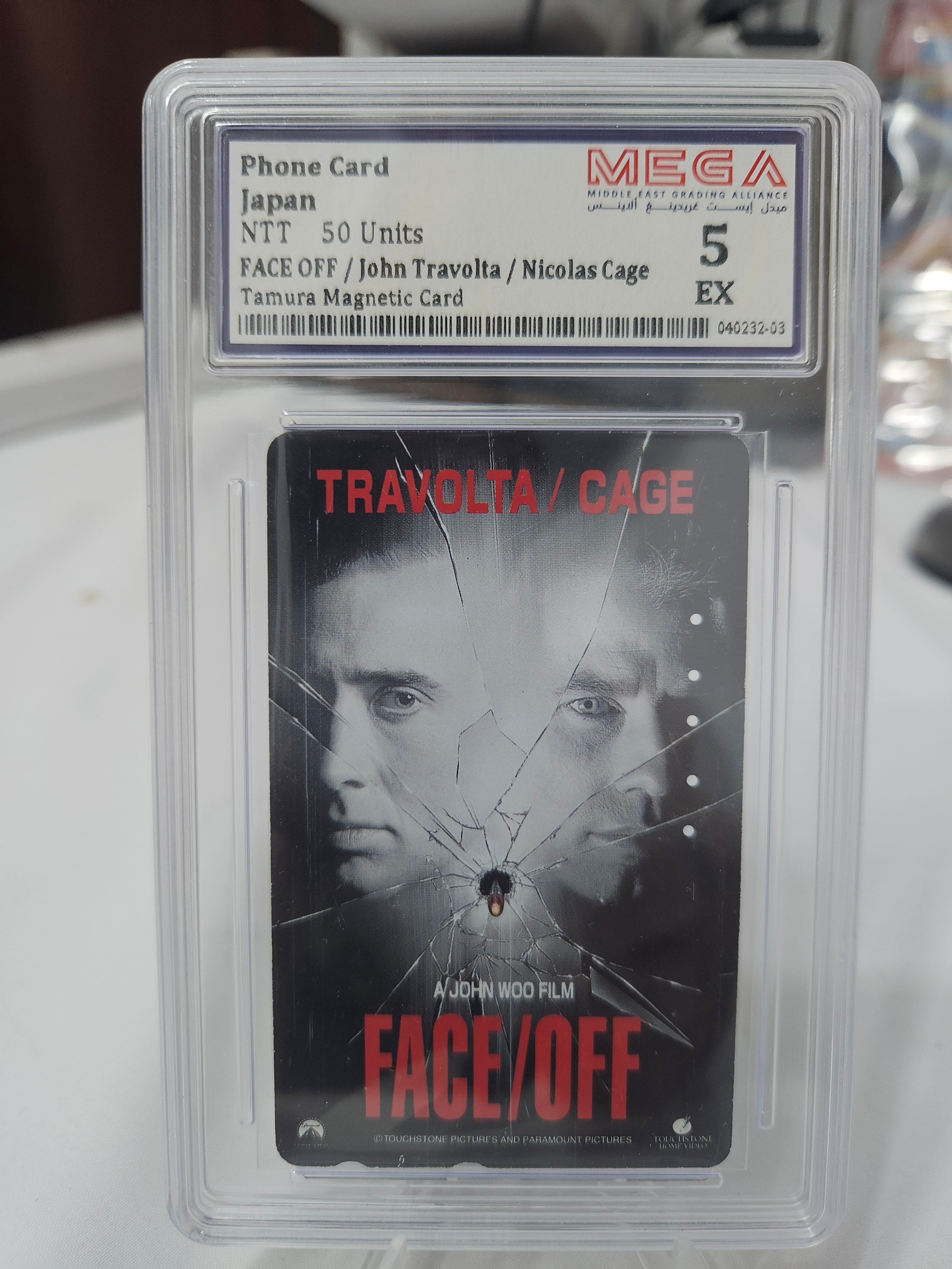 Face OFF Phone Card from Japan