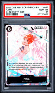 Nami (OP15-086) (Alternate Art) (Adventure on Kami's Island) — PSA 10