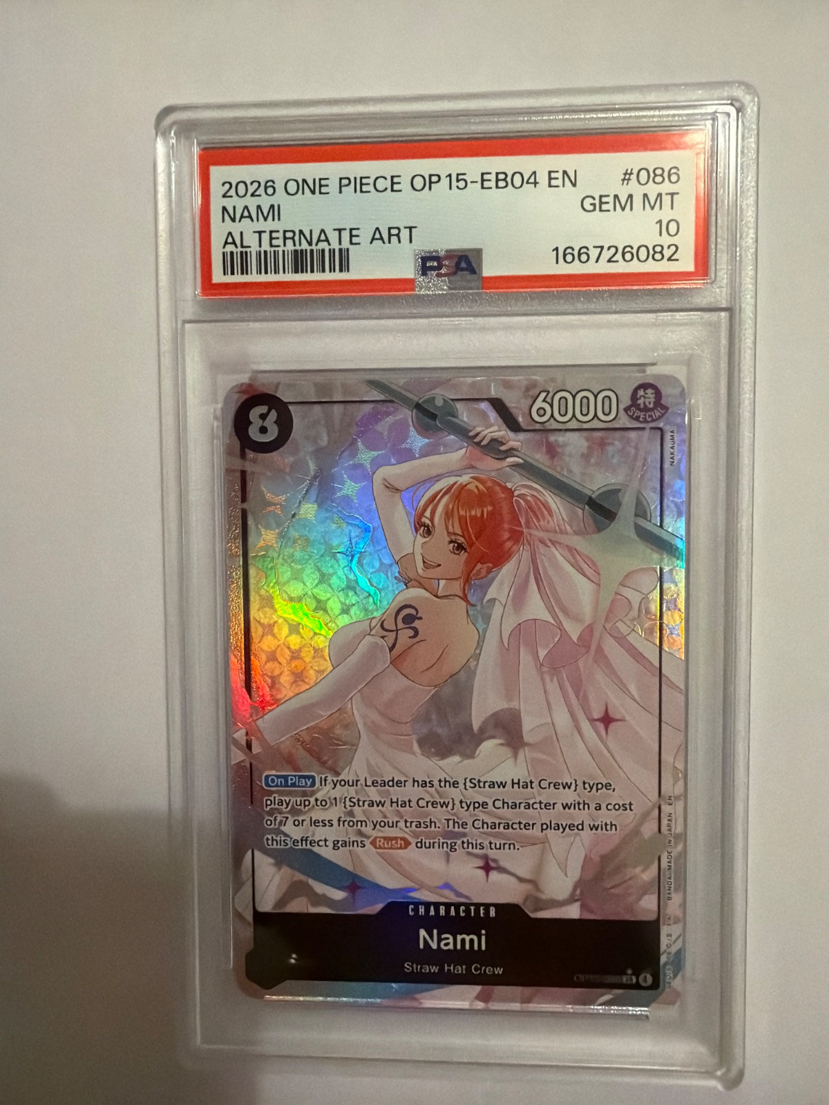 Nami (OP15-086) (Alternate Art) (Adventure on Kami's Island) — PSA 10