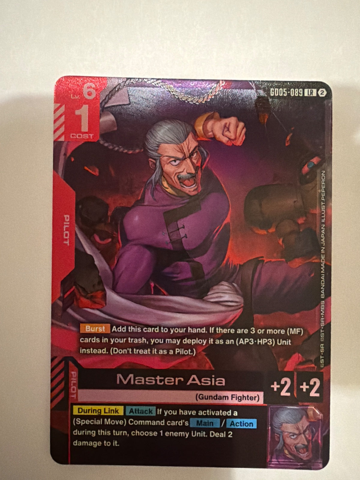 Master Asia GD05-089 (Freedom Ascension)