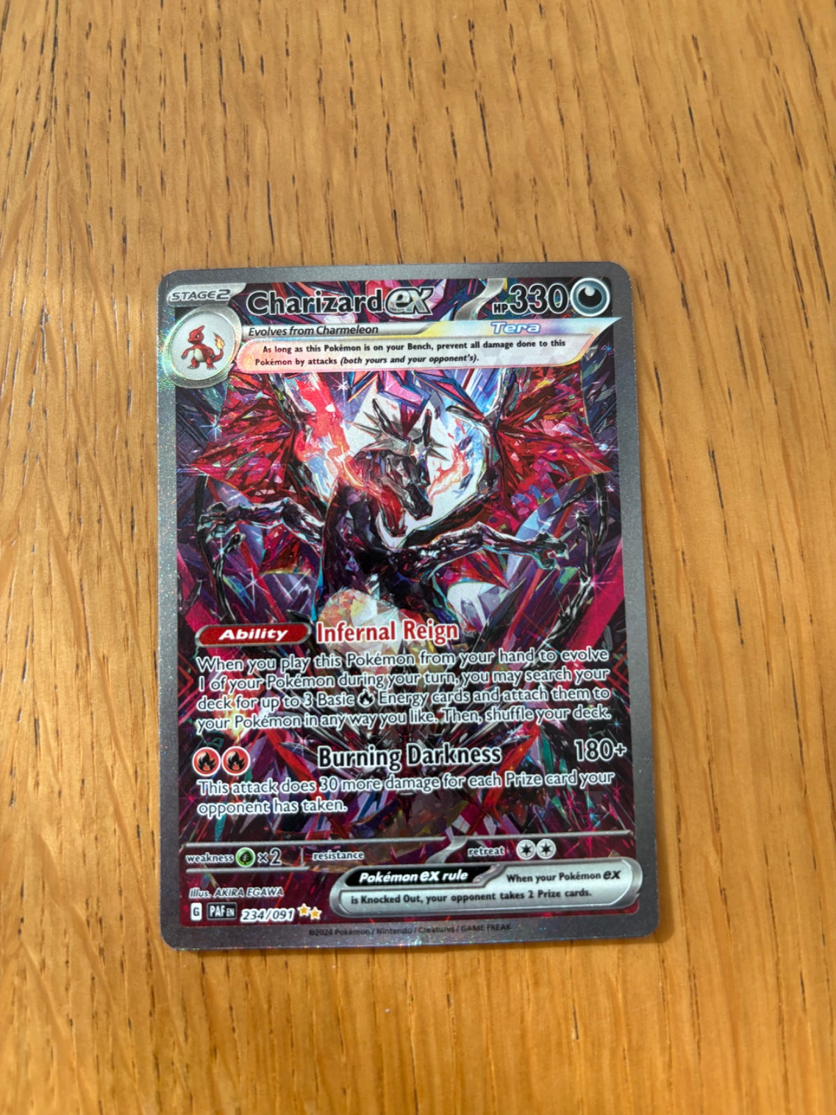 Charizard ex 234/091 (Paldean Fates)