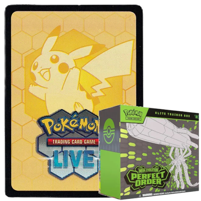 Pokémon TCG Live Code Card: Perfect Order ETB Digital Bundle