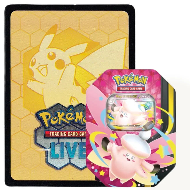 Pokémon TCG Live Code Card: Mega Clefable Digital Bundle
