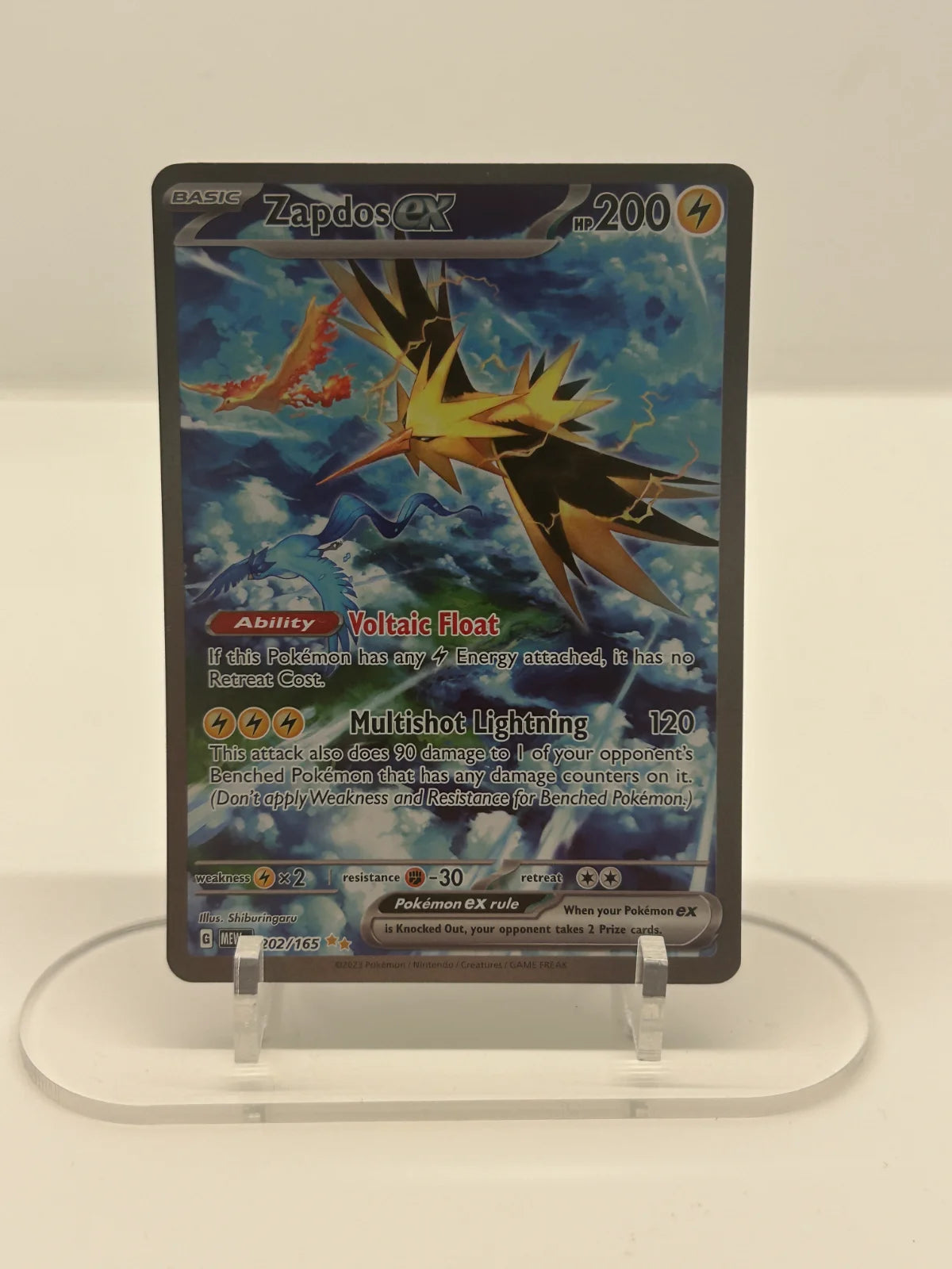 Zapdos ex 202/165 (SV: 151)