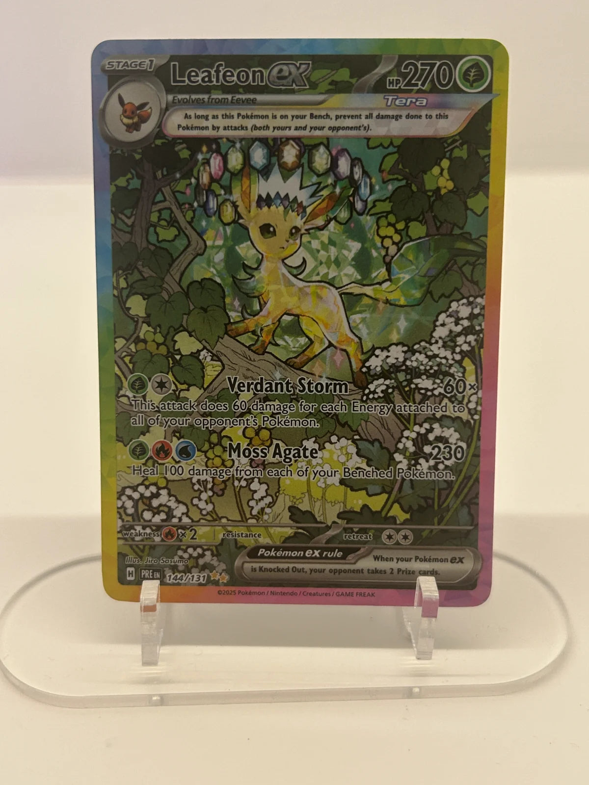 Leafeon ex 144/131 (Prismatic Evolutions)