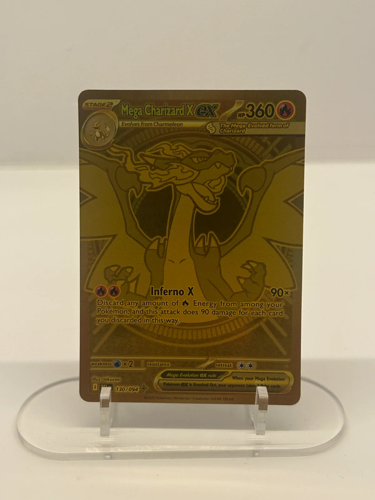 Mega Charizard X ex 130/094 (Phantasmal Flames)