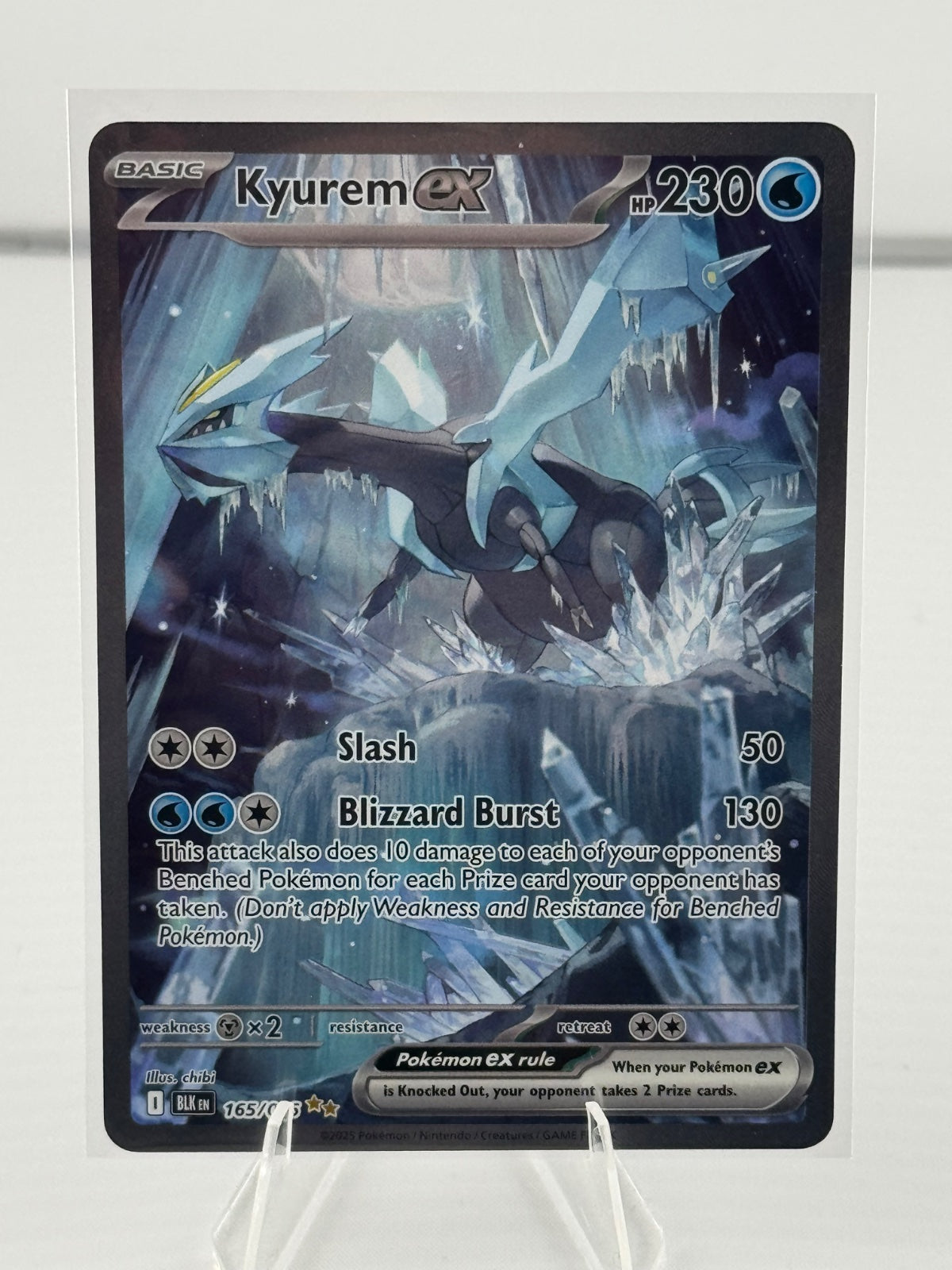 Kyurem ex 165/086 (Black Bolt)