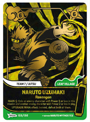 Naruto Uzumaki – Rasengan Secret Rare 133/130 + Naruto Uzumaki – Substitution Jutsu 10/130
