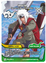 Jiraiya – Hermit of Mount Myoboku Alt Art 105/130 A + Jiraiya – Earth Style: Dark Swamp 8/130