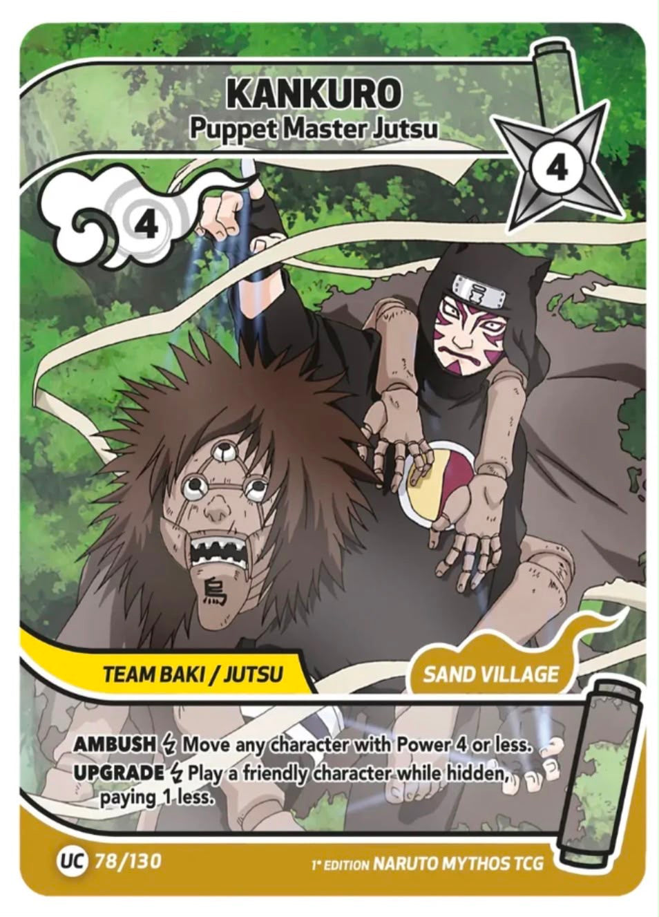 Kankuro – “Tu vas voir, le Théâtre de Marionnettes!” Alt Art 119/130 A + Kankuro – Puppet Master Jutsu 78/130