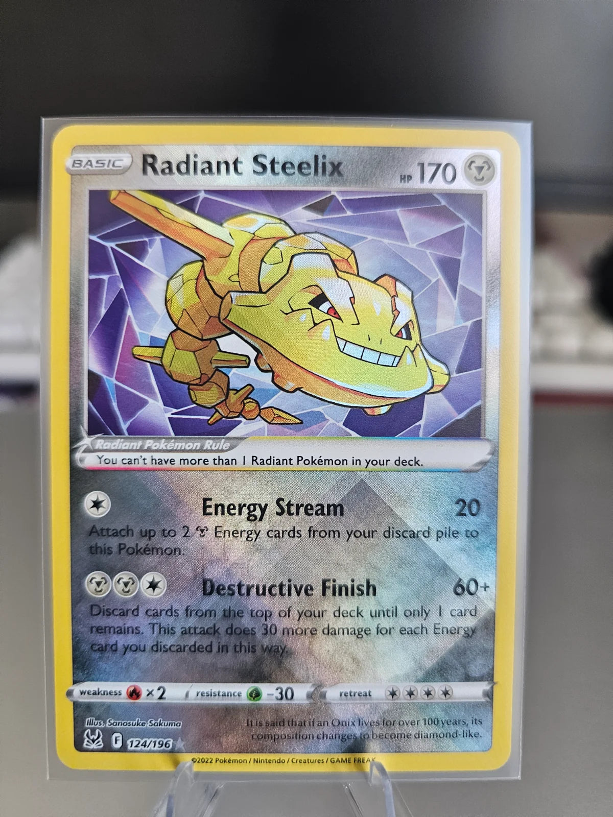 Radiant Steelix 124/196 (Lost Origin)