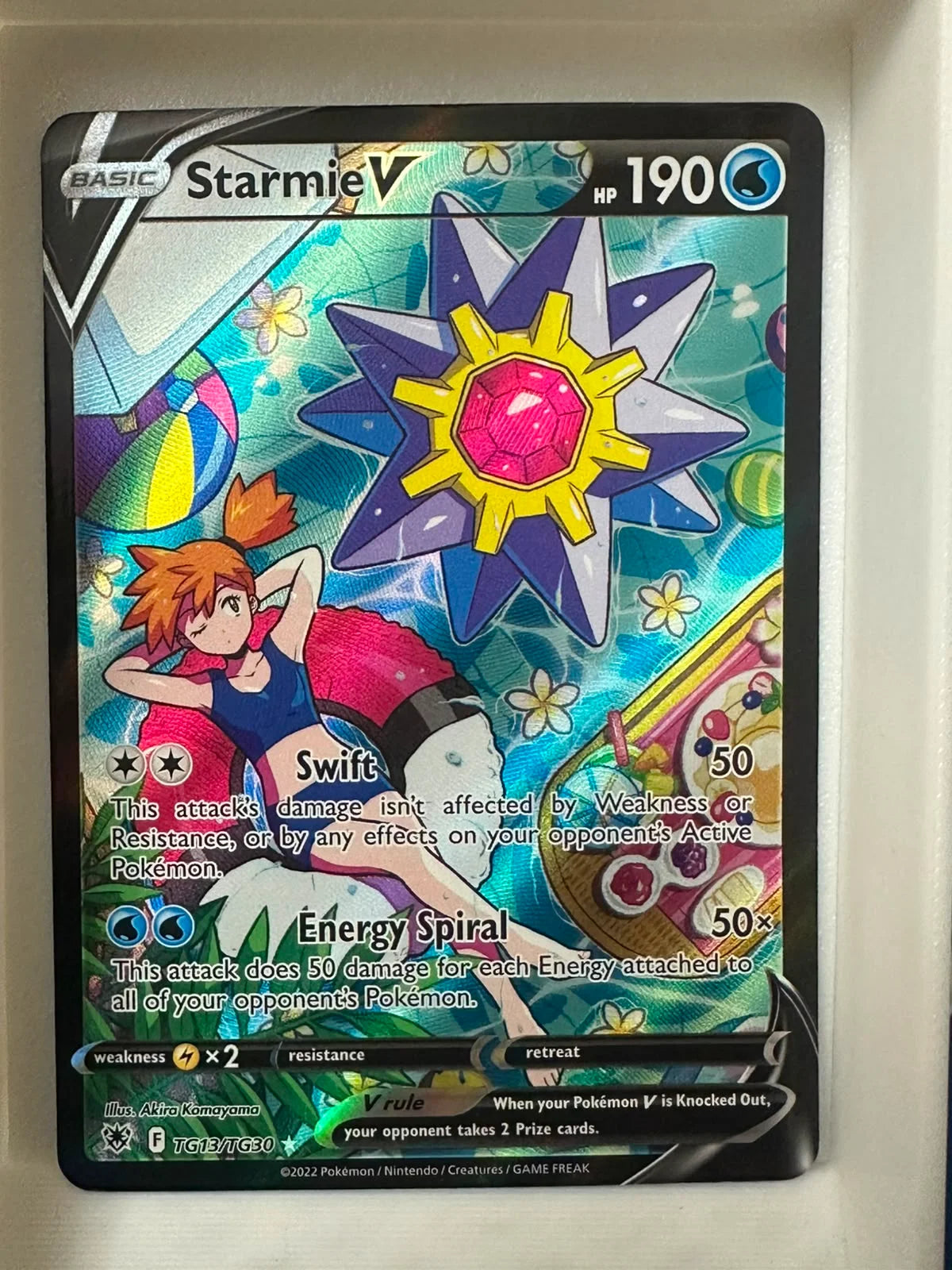 Starmie V TG13/TG30 · Holofoil (Astral Radiance Trainer Gallery)