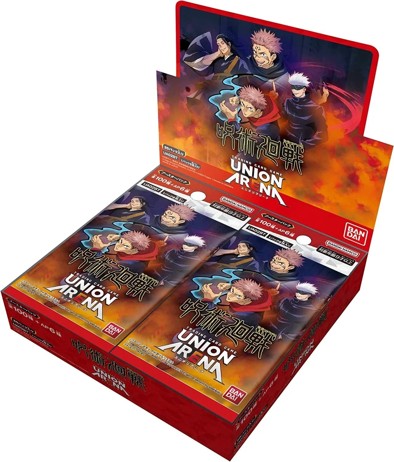 BANDAI Jujutsu Kaisen UNION ARENA TCG Booster Box 1 Box (20packs)