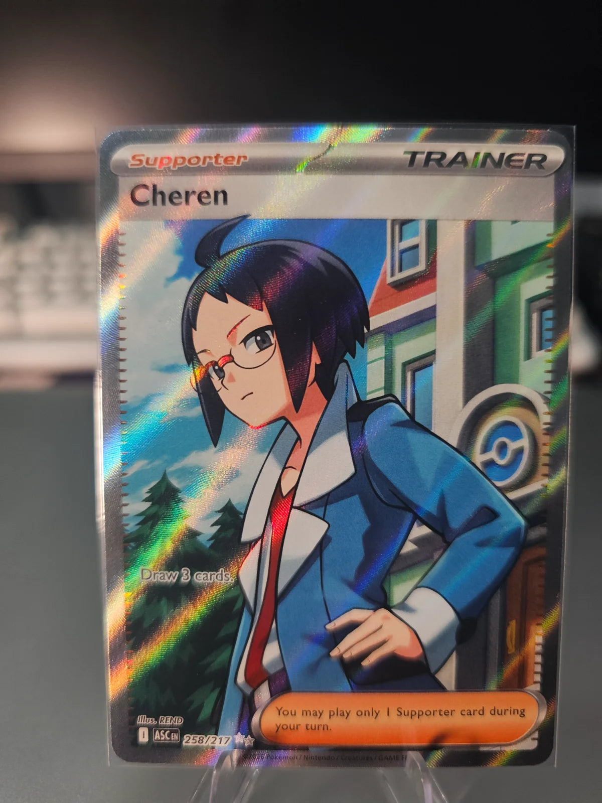 Cheren 258/217 · Holofoil (Ascended Heroes)