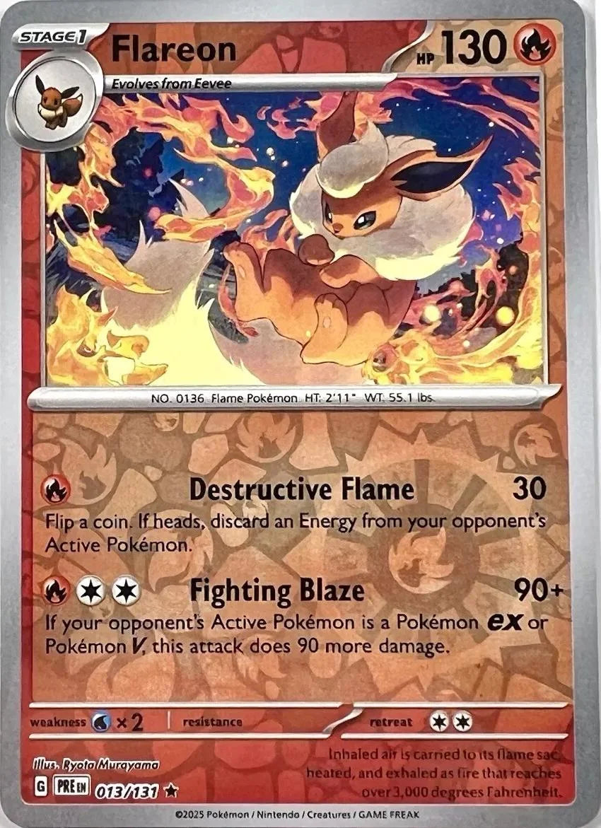 Flareon 013/131 · Reverse Holofoil (Prismatic Evolutions)