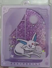 Pokemon Espeon Terastal Gathering Quicksand Glitter Lanyard