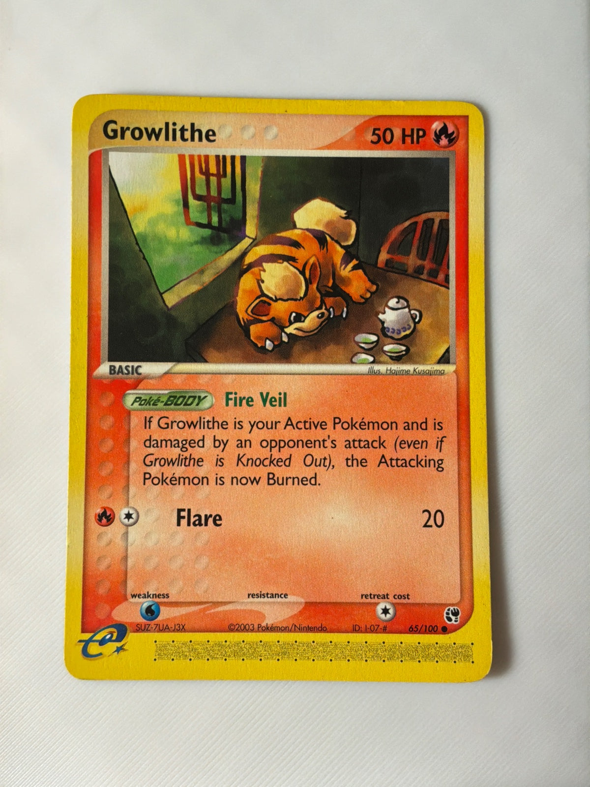 Growlithe 65 · Normal (EX Sandstorm) (1)
