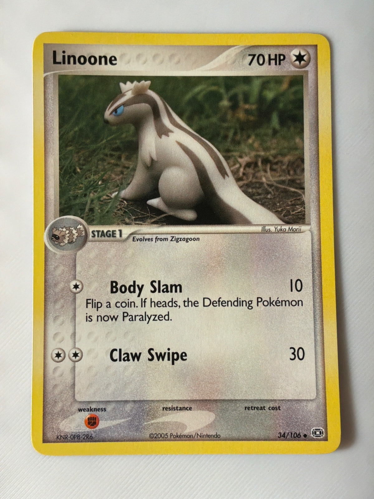 Linoone 34 · Normal (EX Emerald)