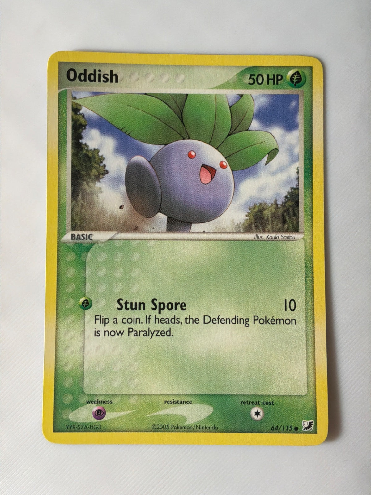 Oddish 64/115 · Normal (EX Unseen Forces)
