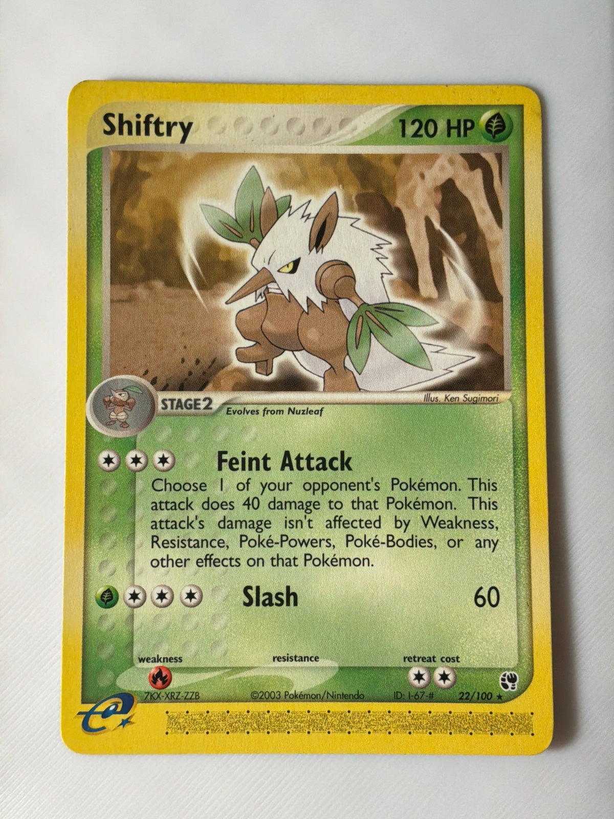 Shiftry (22) · Normal (EX Sandstorm)