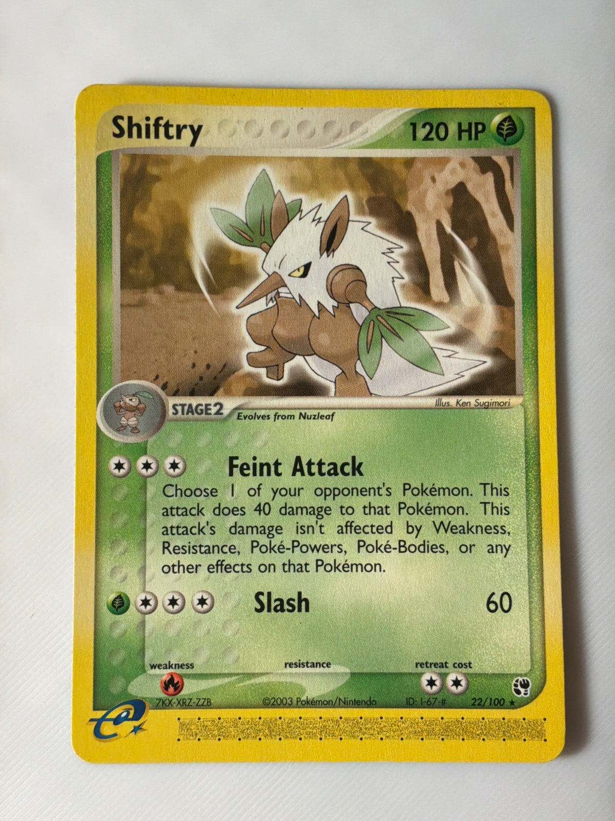 Shiftry (22) · Normal (EX Sandstorm)