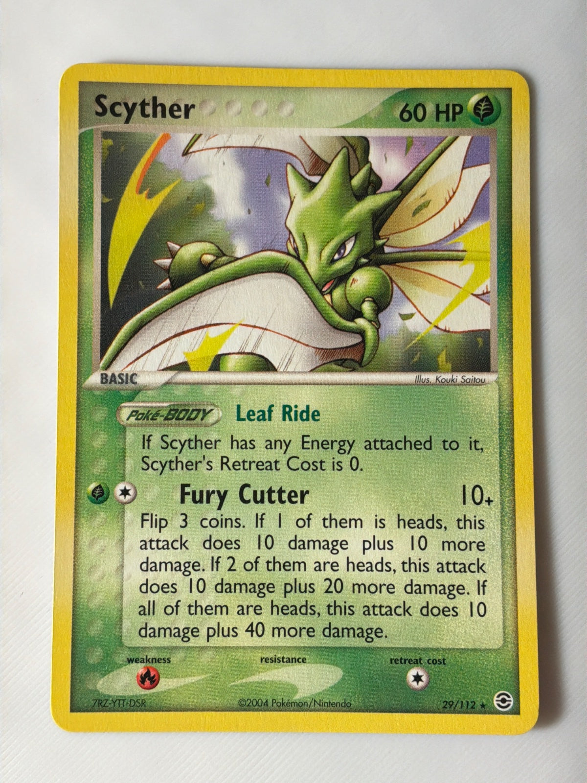 Scyther 29 · Normal (EX FireRed & LeafGreen) (1)
