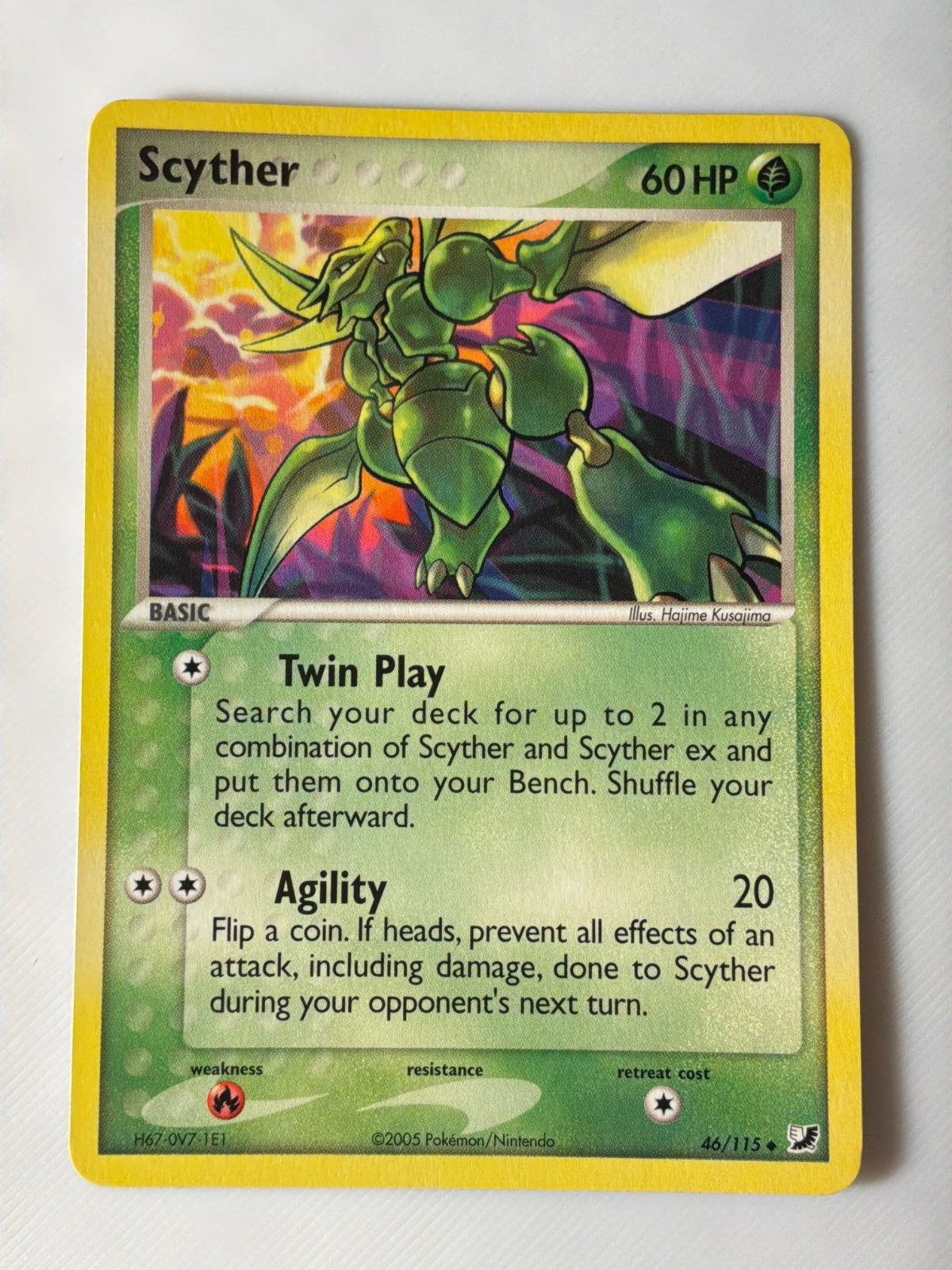 Scyther 46/115 · Normal (EX Unseen Forces) (1)