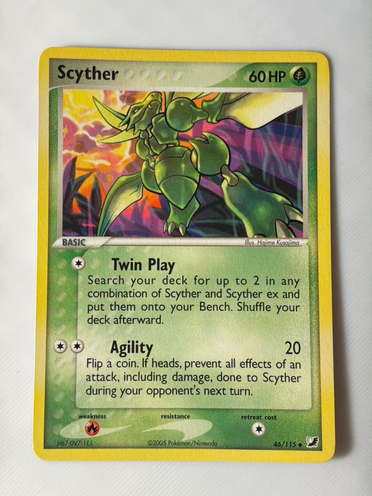 Scyther 46/115 · Normal (EX Unseen Forces) (2)