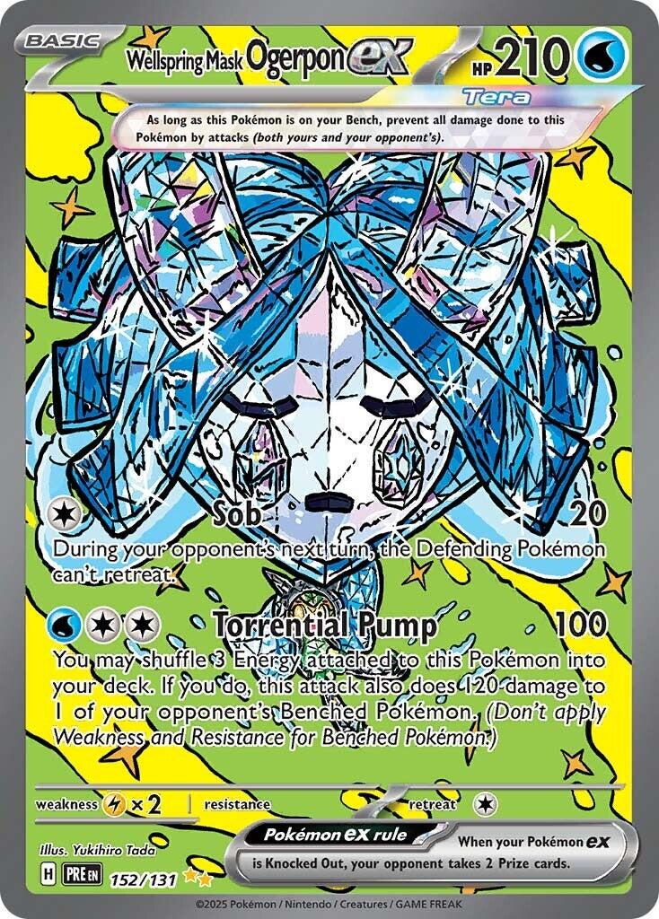 Wellspring Mask Ogerpon ex (JP) 208/187 · Holofoil (Terastal Festival ex)