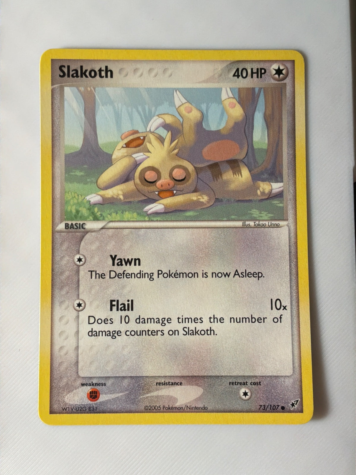 Slakoth 73 · Normal (EX Deoxys)