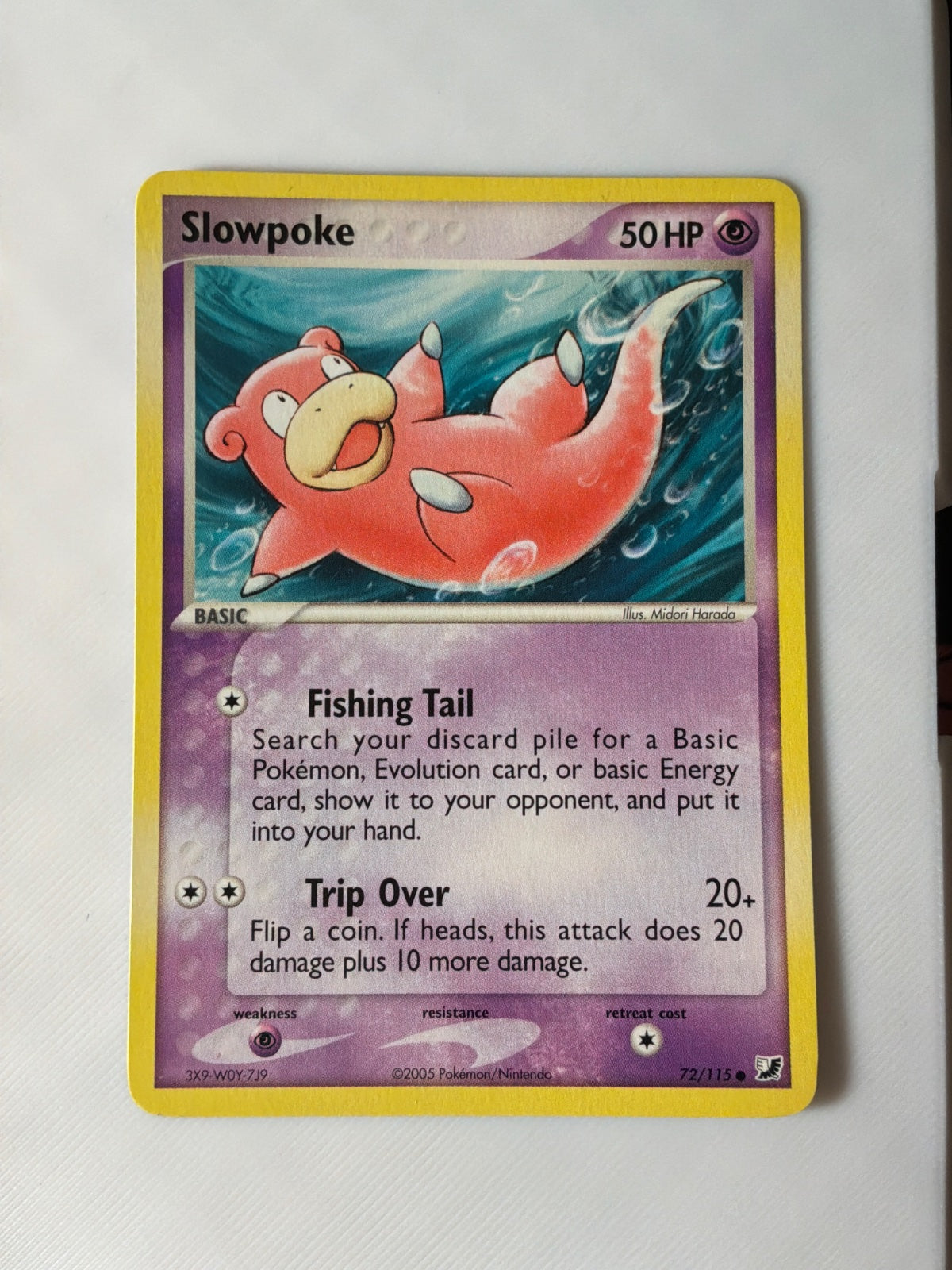Slowpoke 72/115 · Normal (EX Unseen Forces)