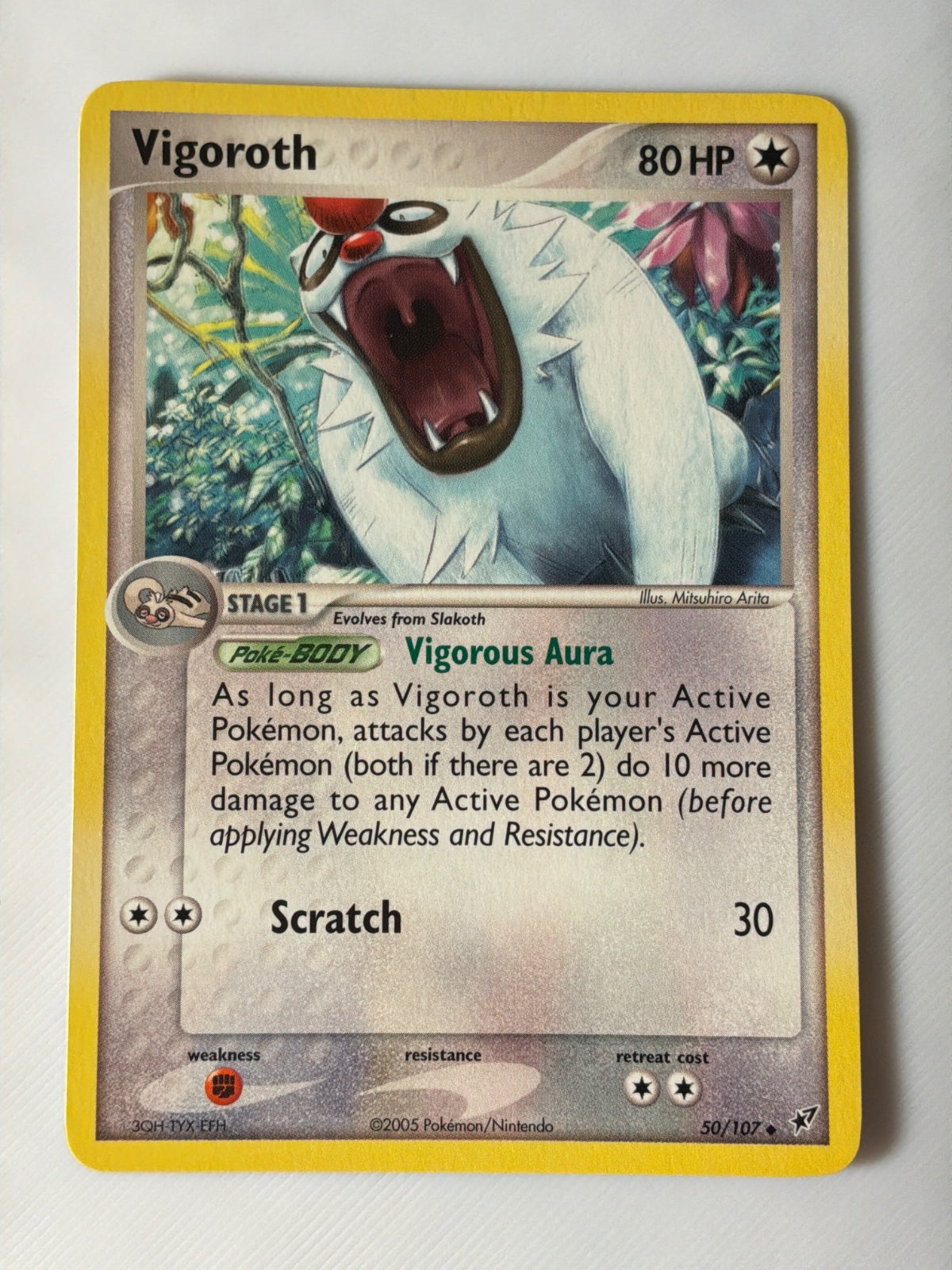 Vigoroth 50 · Normal (EX Deoxys)