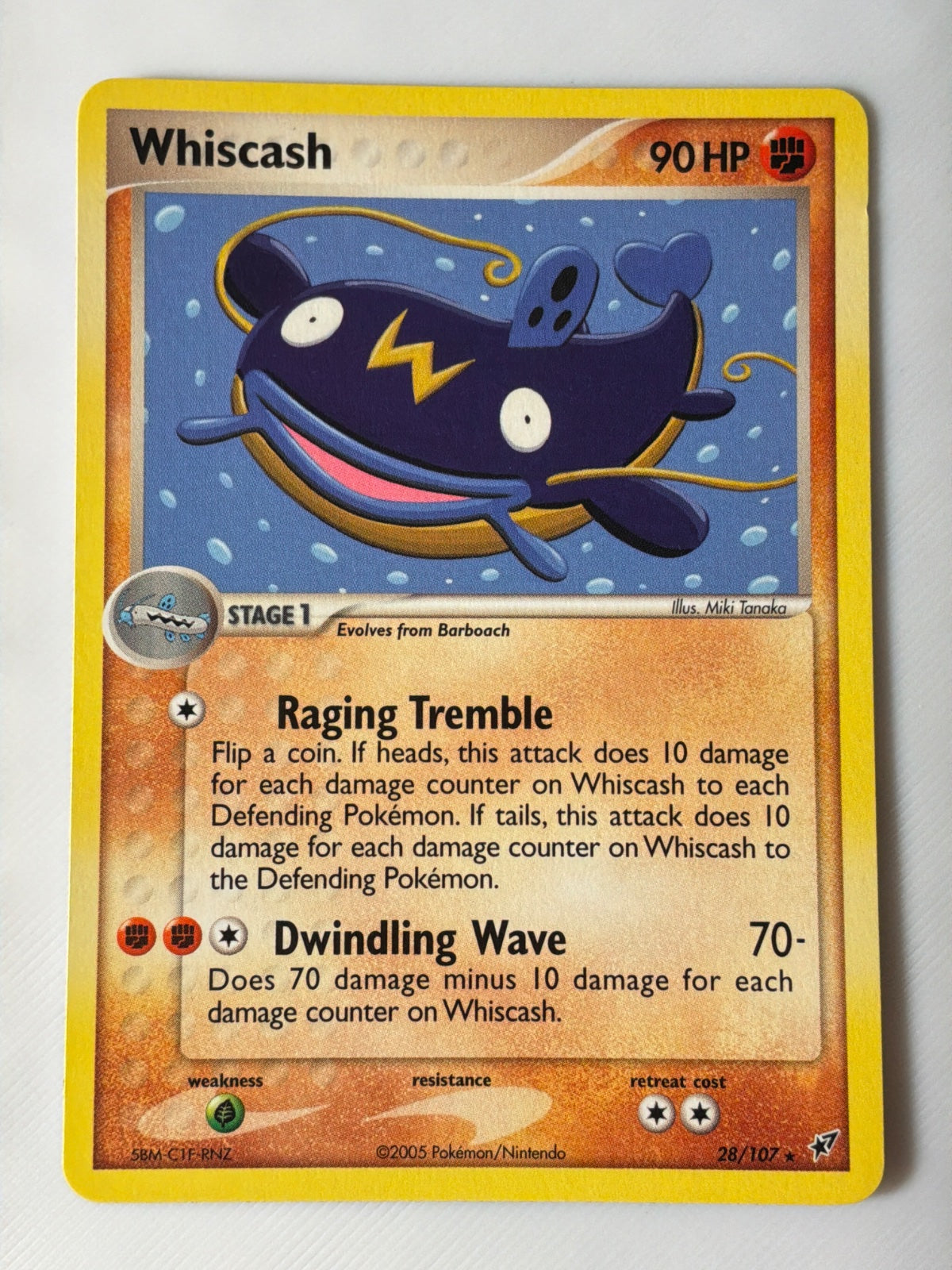 Whiscash 28 · Normal (EX Deoxys)