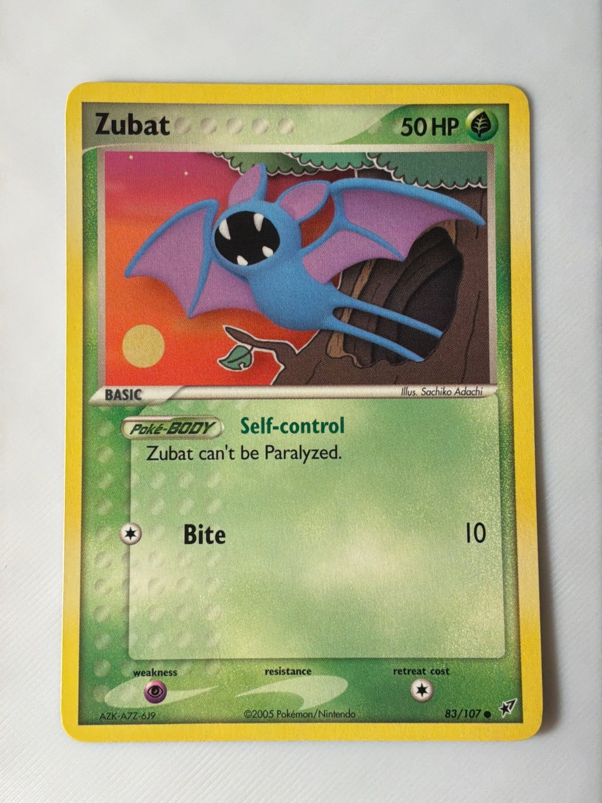 Zubat 83 · Normal (EX Deoxys)