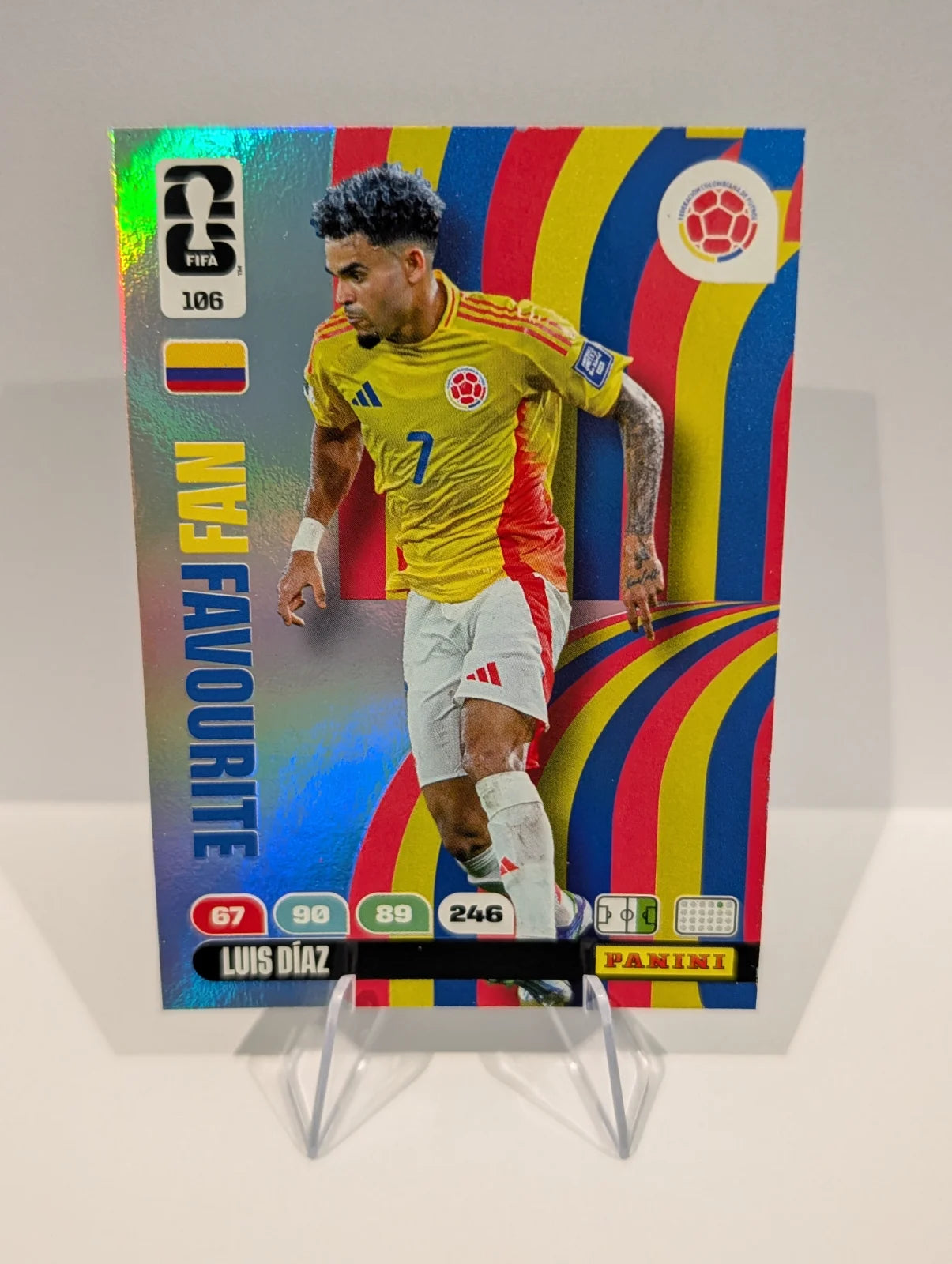 106 Luis Diaz - Colombia - Panini Adrenalyn XL World Cup 2026