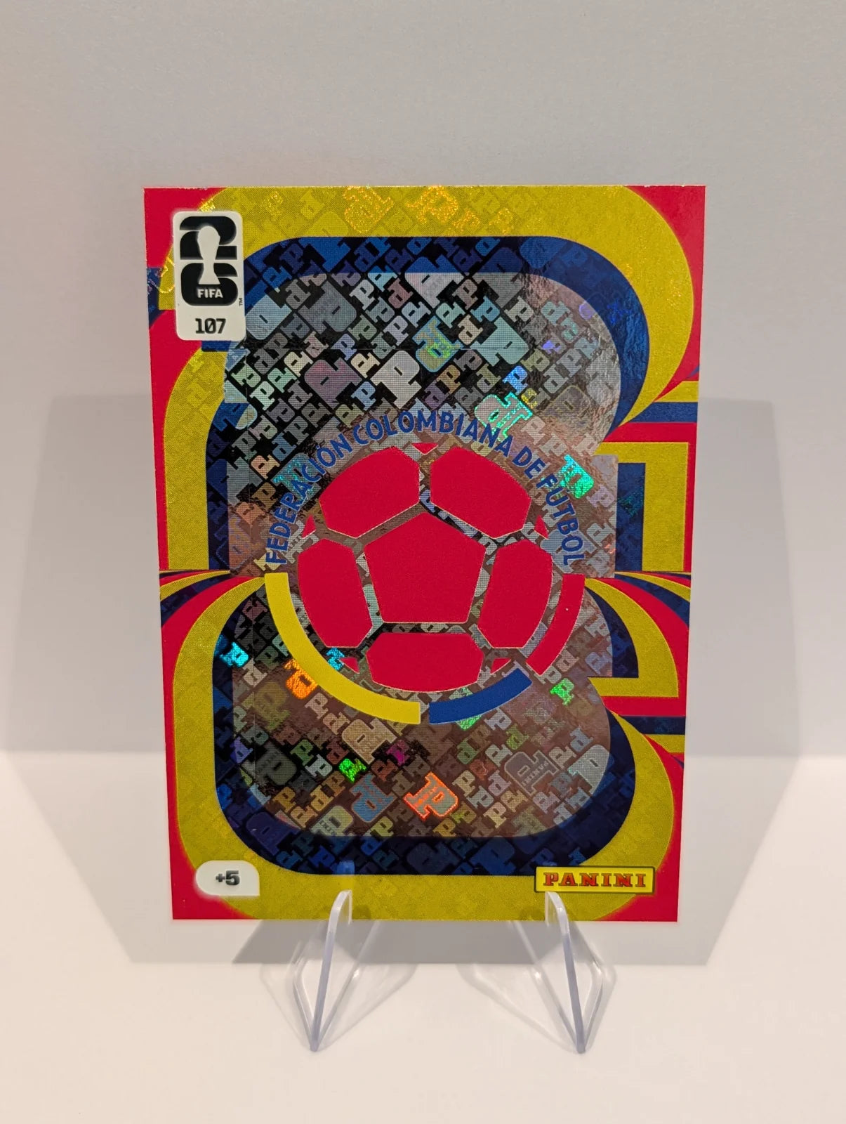 107 Team Crest - Colombia - Panini Adrenalyn XL World Cup 2026