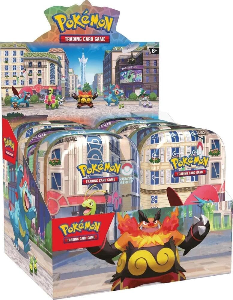 Pokemon TCG: Lumiose City Mini Tin Display - 10 Tin Box