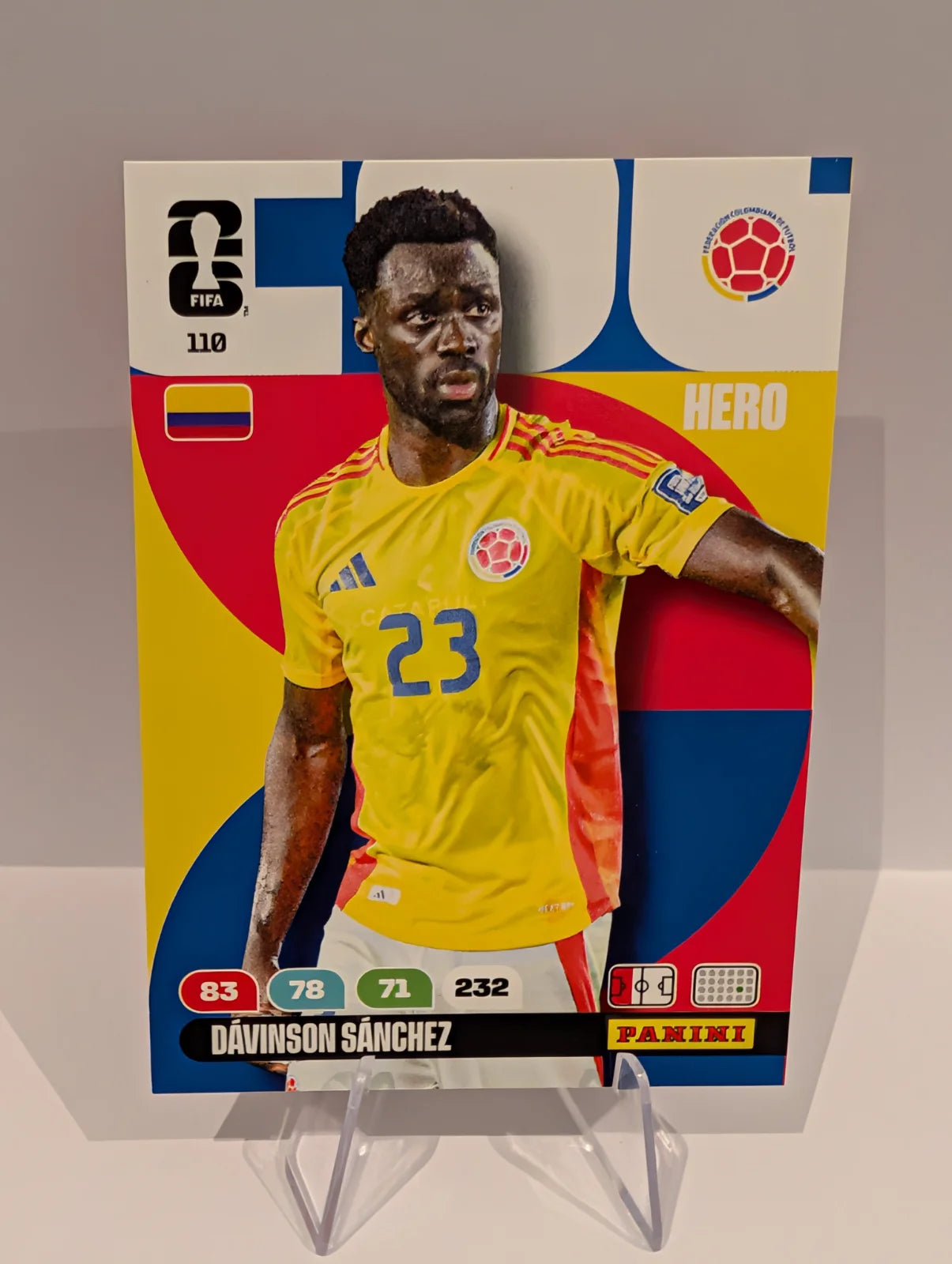 110 Davinson Sanchez - Colombia - Panini Adrenalyn XL World Cup 2026