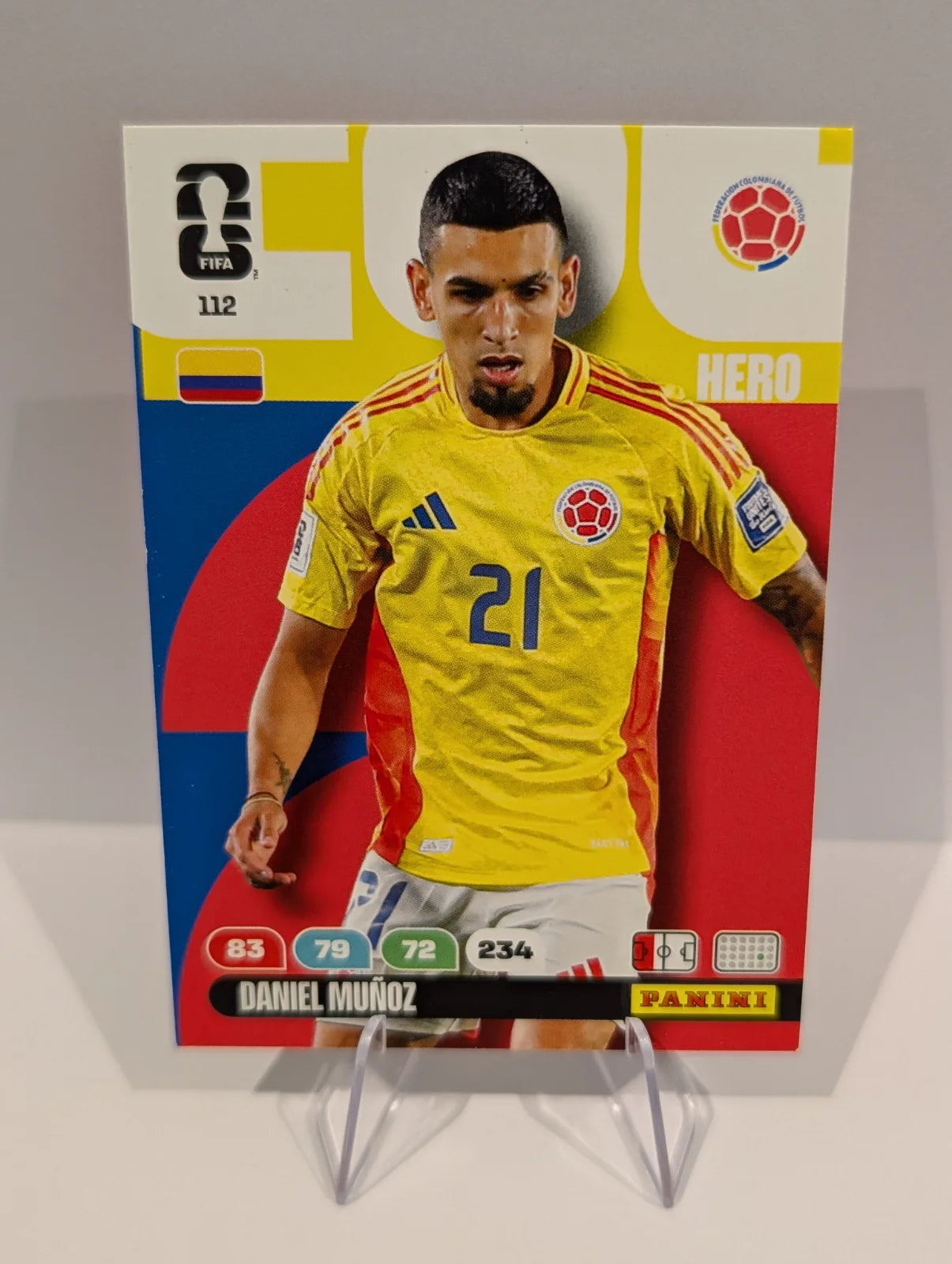 112 Daniel Munoz - Colombia - Panini Adrenalyn XL World Cup 2026