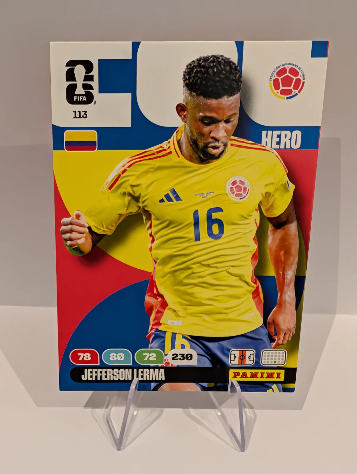 113 Jefferson Lerma - Colombia - Panini Adrenalyn XL World Cup 2026