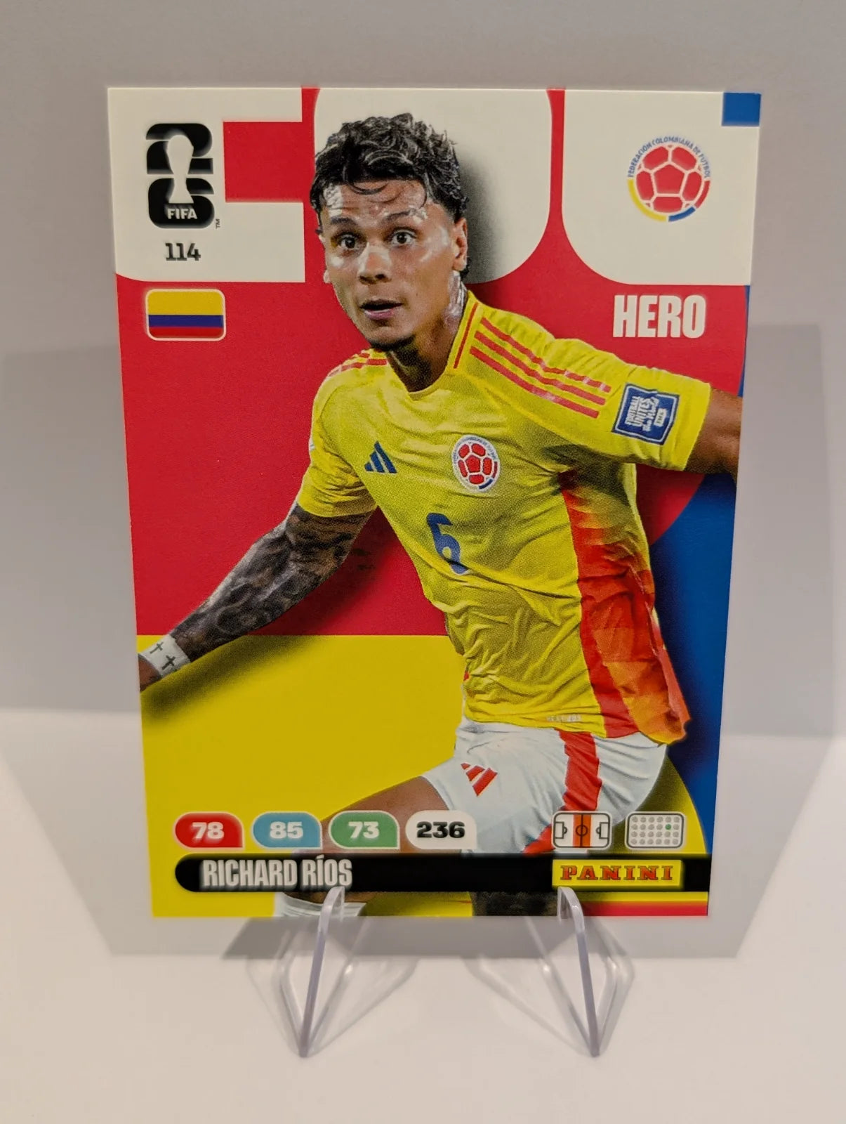 114 Richard Rios - Colombia - Panini Adrenalyn XL World Cup 2026