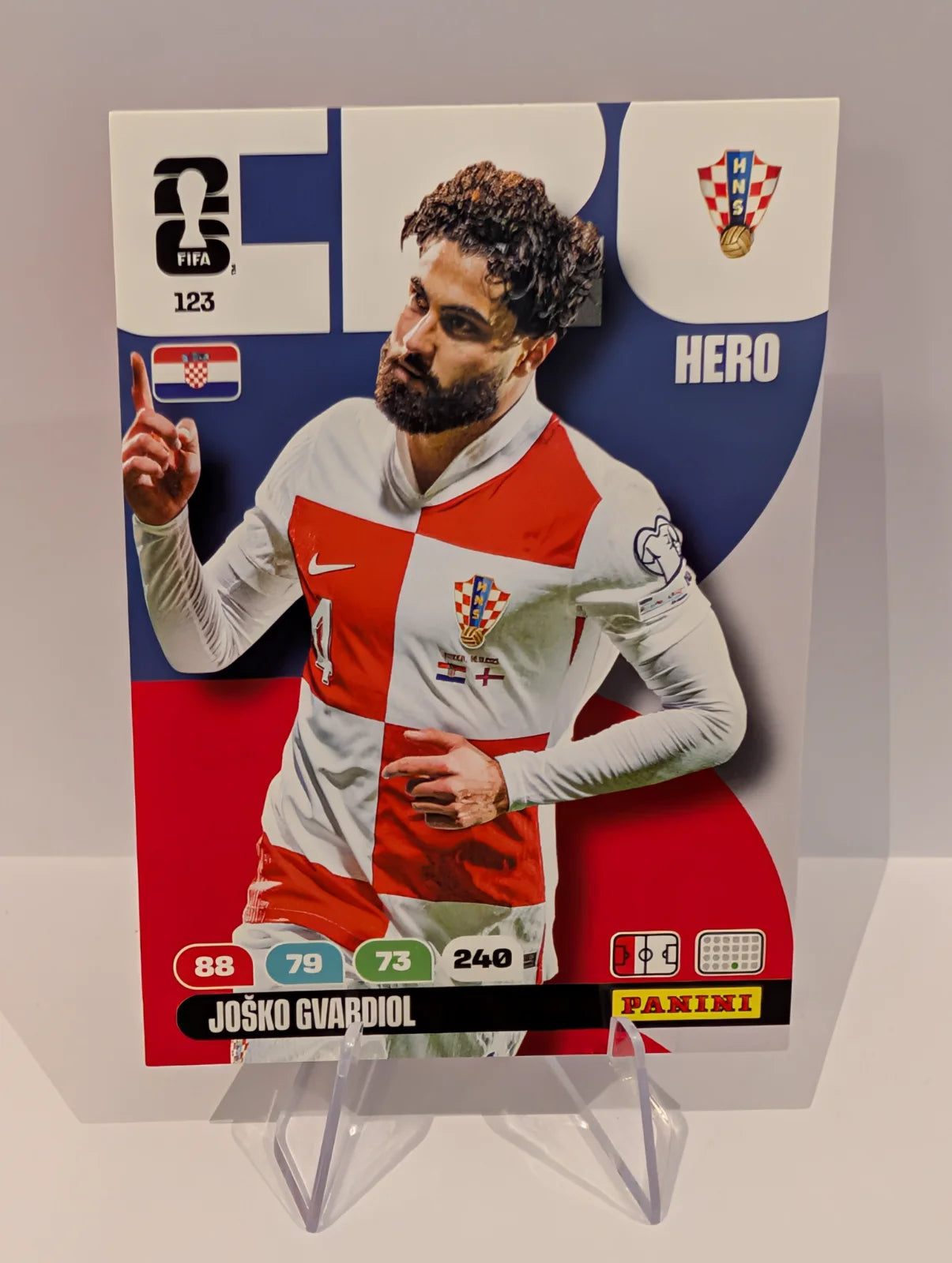 123 Josko Gvardiol - Croatia - Panini Adrenalyn XL World Cup 2026