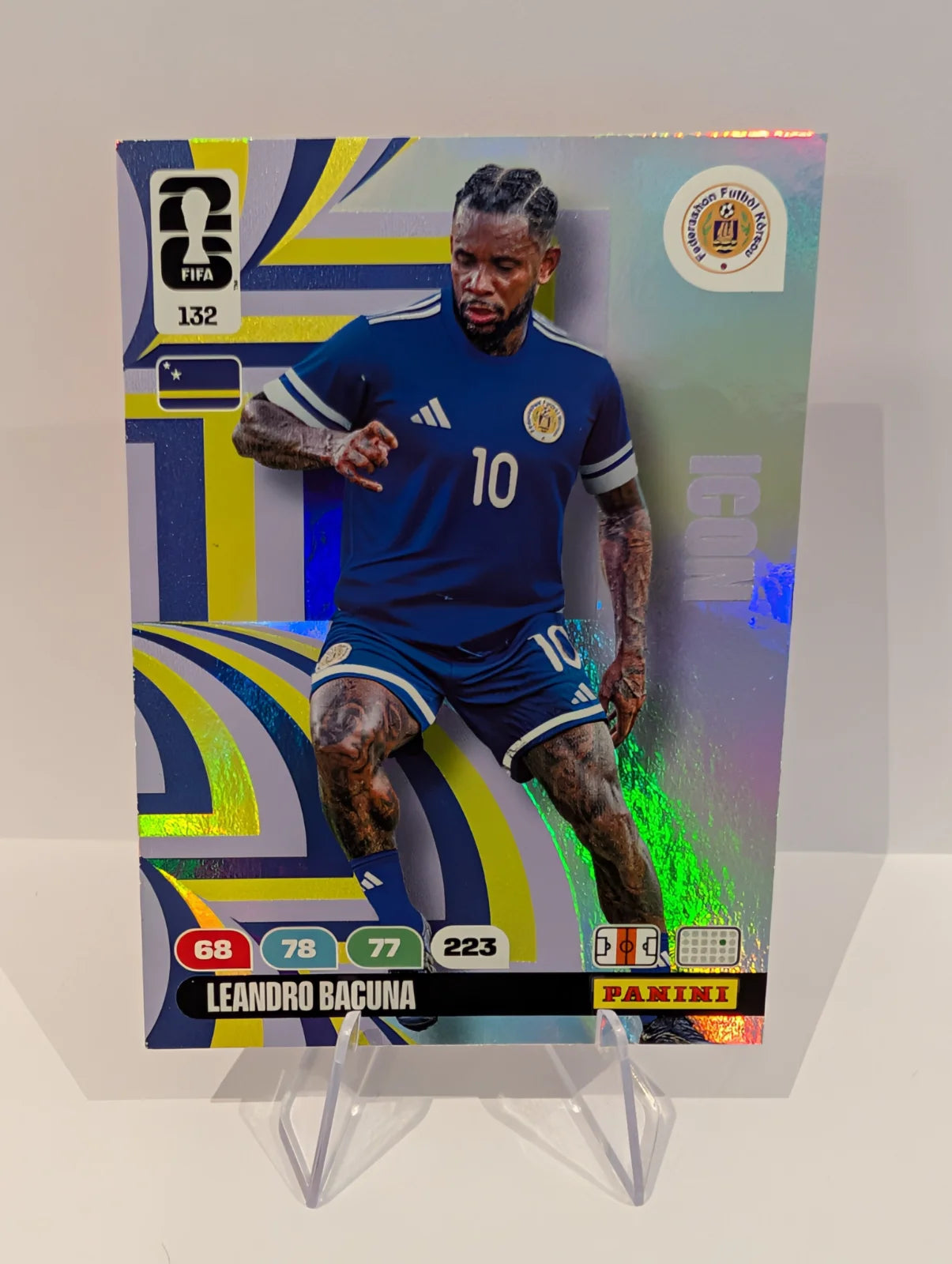 132 Leandro Bacuna - Curacao - Panini Adrenalyn XL World Cup 2026