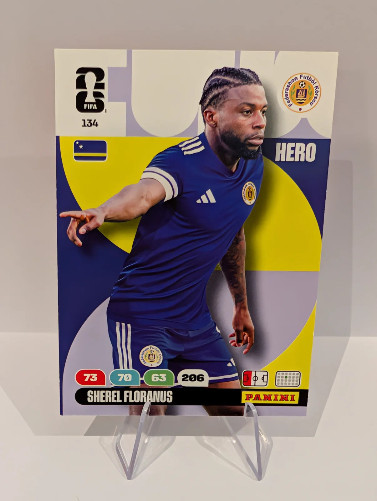 134 Sherel Floranus - Curacao - Panini Adrenalyn XL World Cup 2026