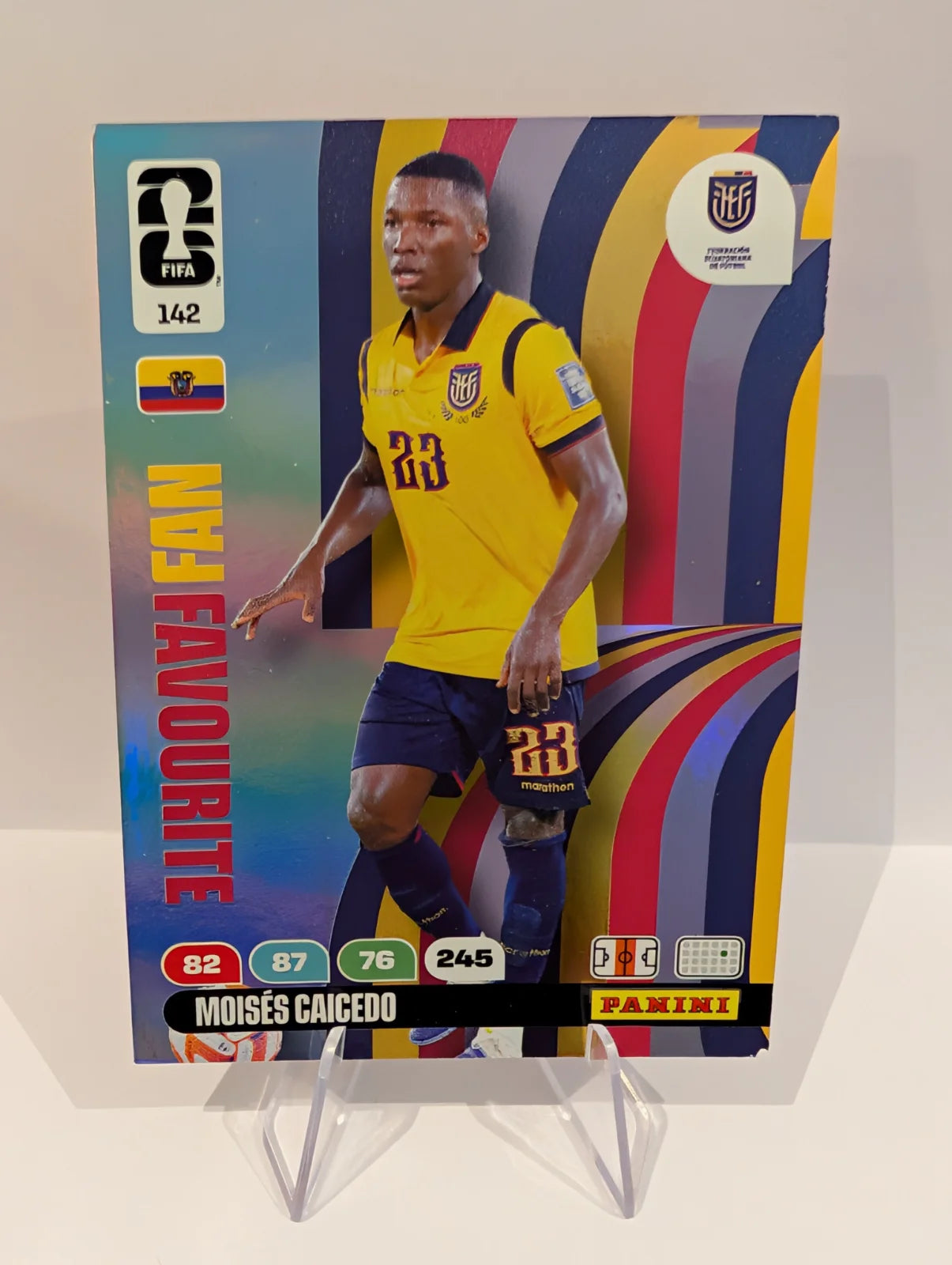 142 Moises Caicedo - Ecuador - Panini Adrenalyn XL World Cup 2026