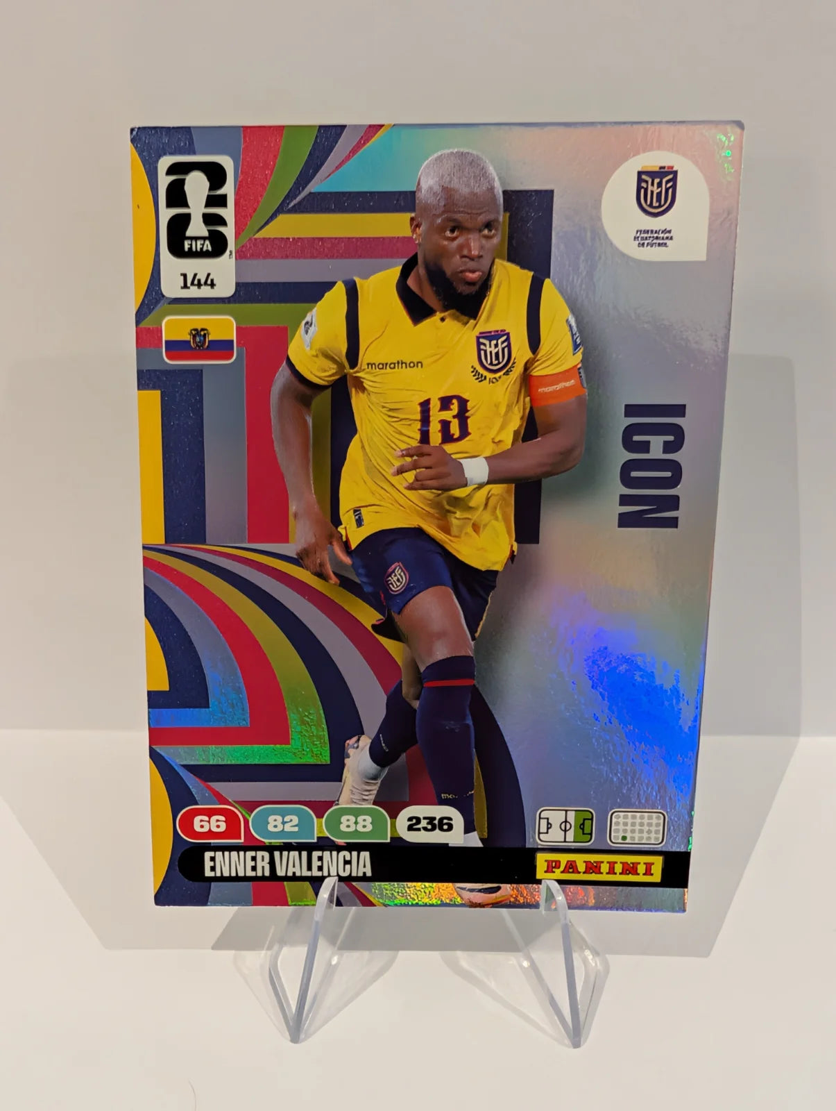 144 Enner Valencia - Ecuador - Panini Adrenalyn XL World Cup 2026